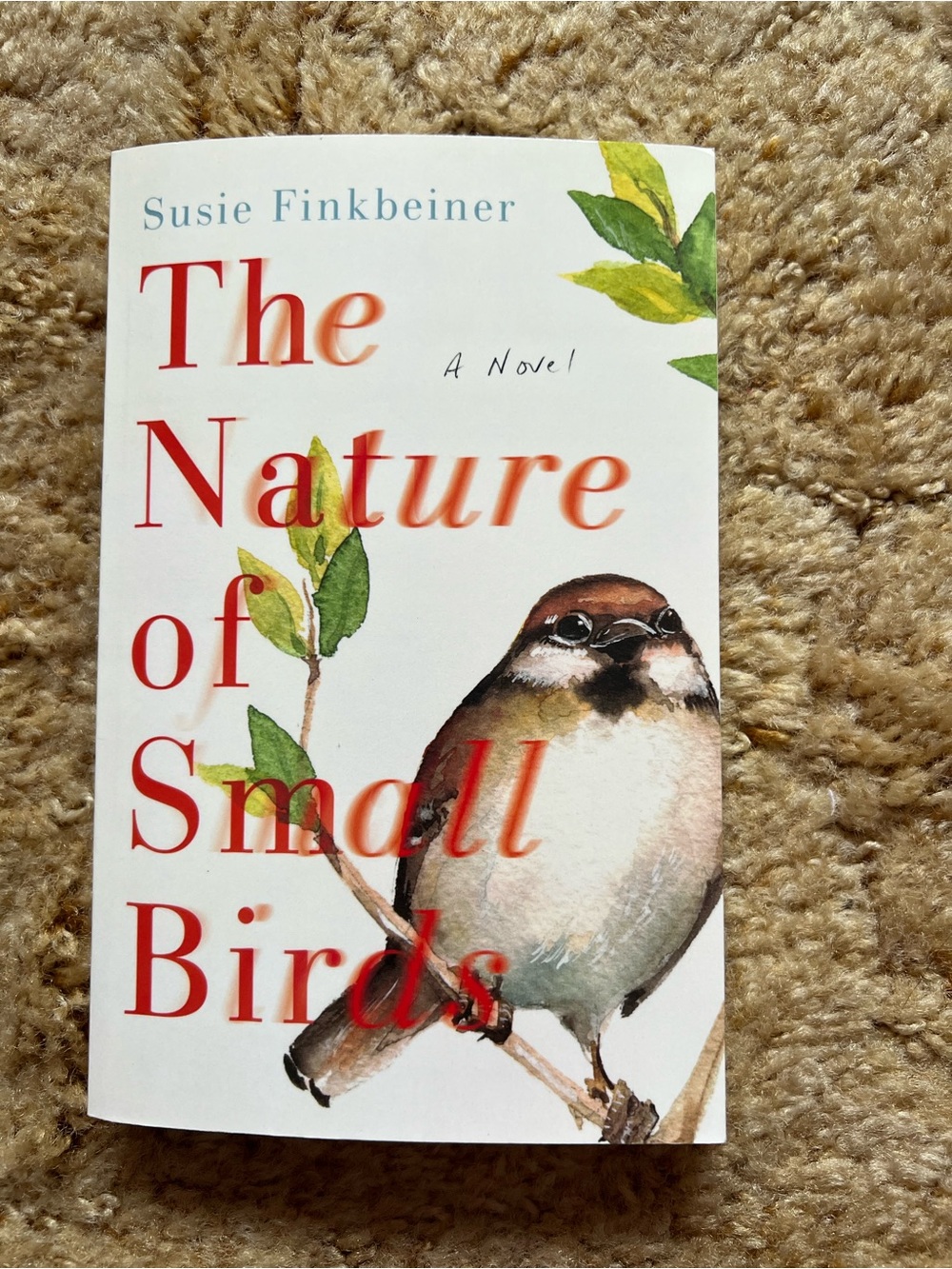 The Nature of Small Birds - White Cover with Bird Illustration